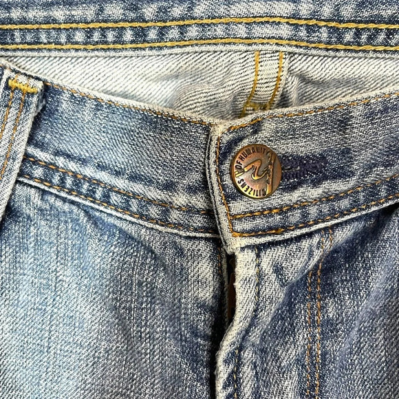 Citizens of Humanity Ingrid 002 Stretch Distressed Low Waist Flair Jeans Size 30 - Picture 7 of 17